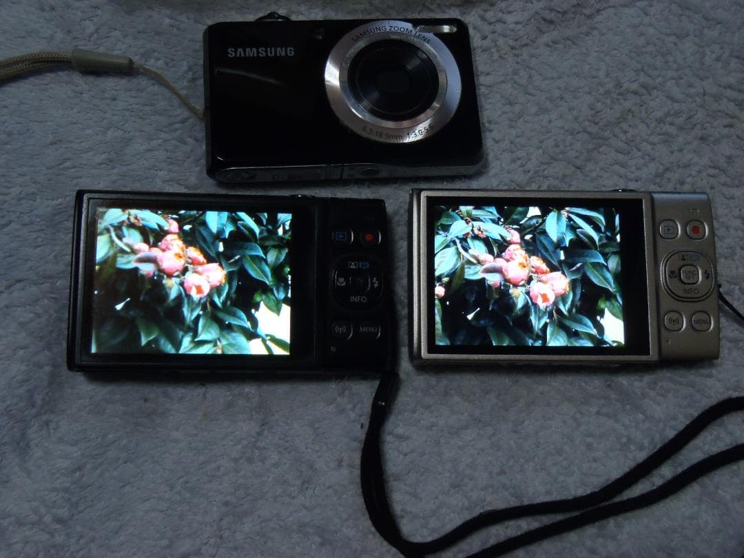 ⭕️動作品２台❤️IXY650❤️canon❤️スマホ転送★銀・黒★全２色セット