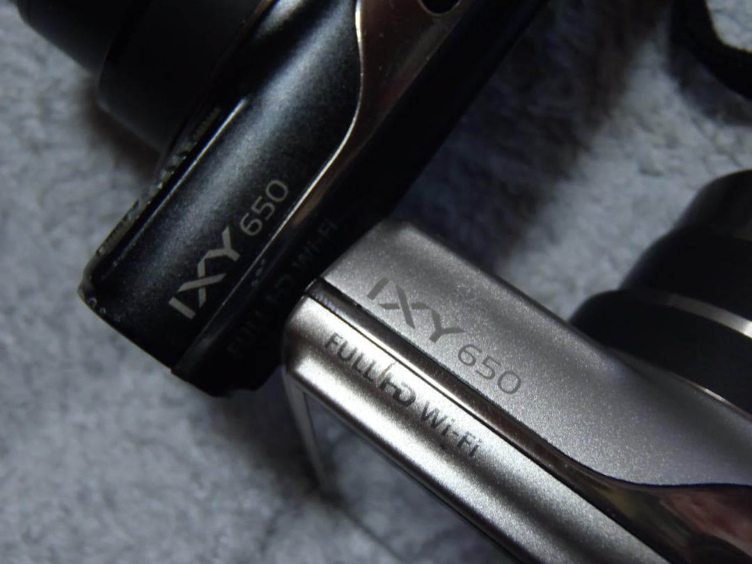 ⭕️動作品２台❤️IXY650❤️canon❤️スマホ転送★銀・黒★全２色セット