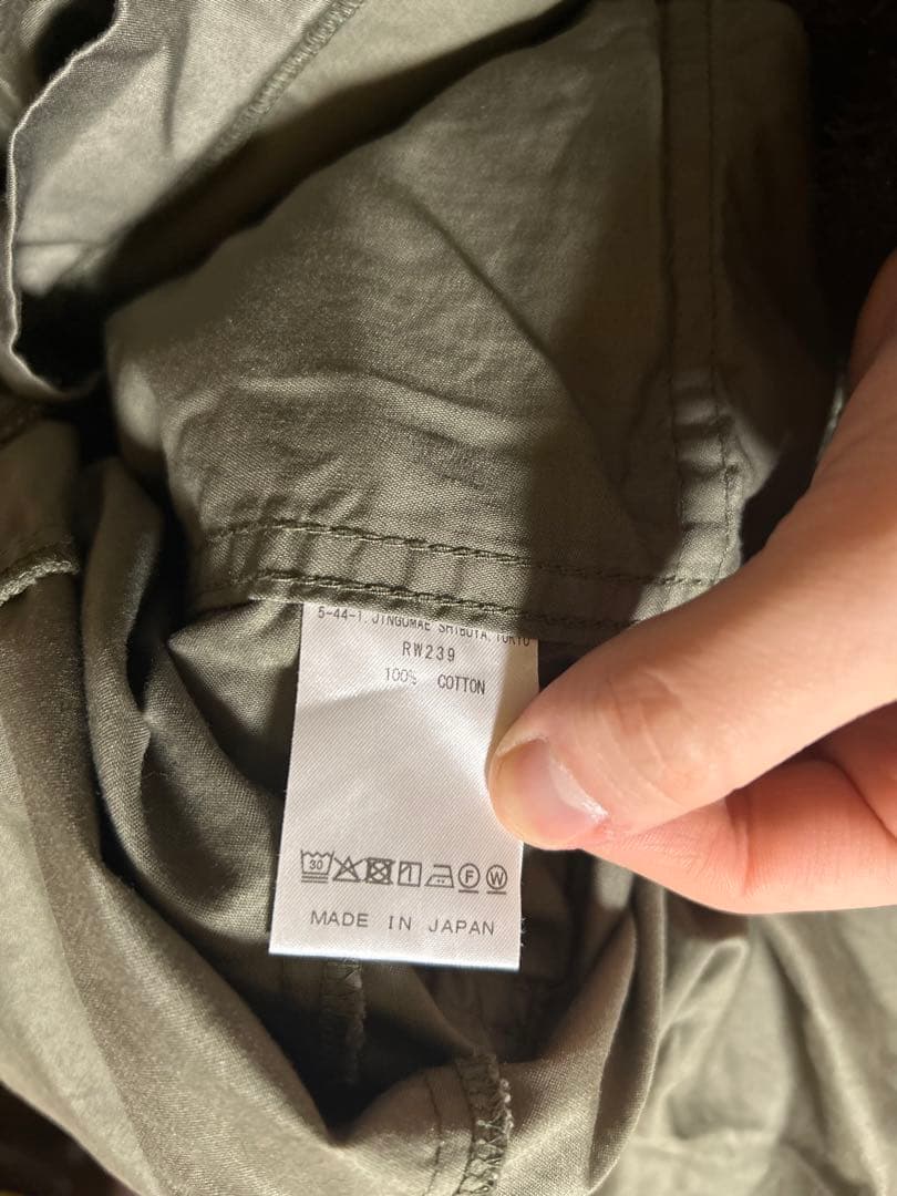 【Noodles】着用1回_H.D. Pant - BDU （型番：RW239）