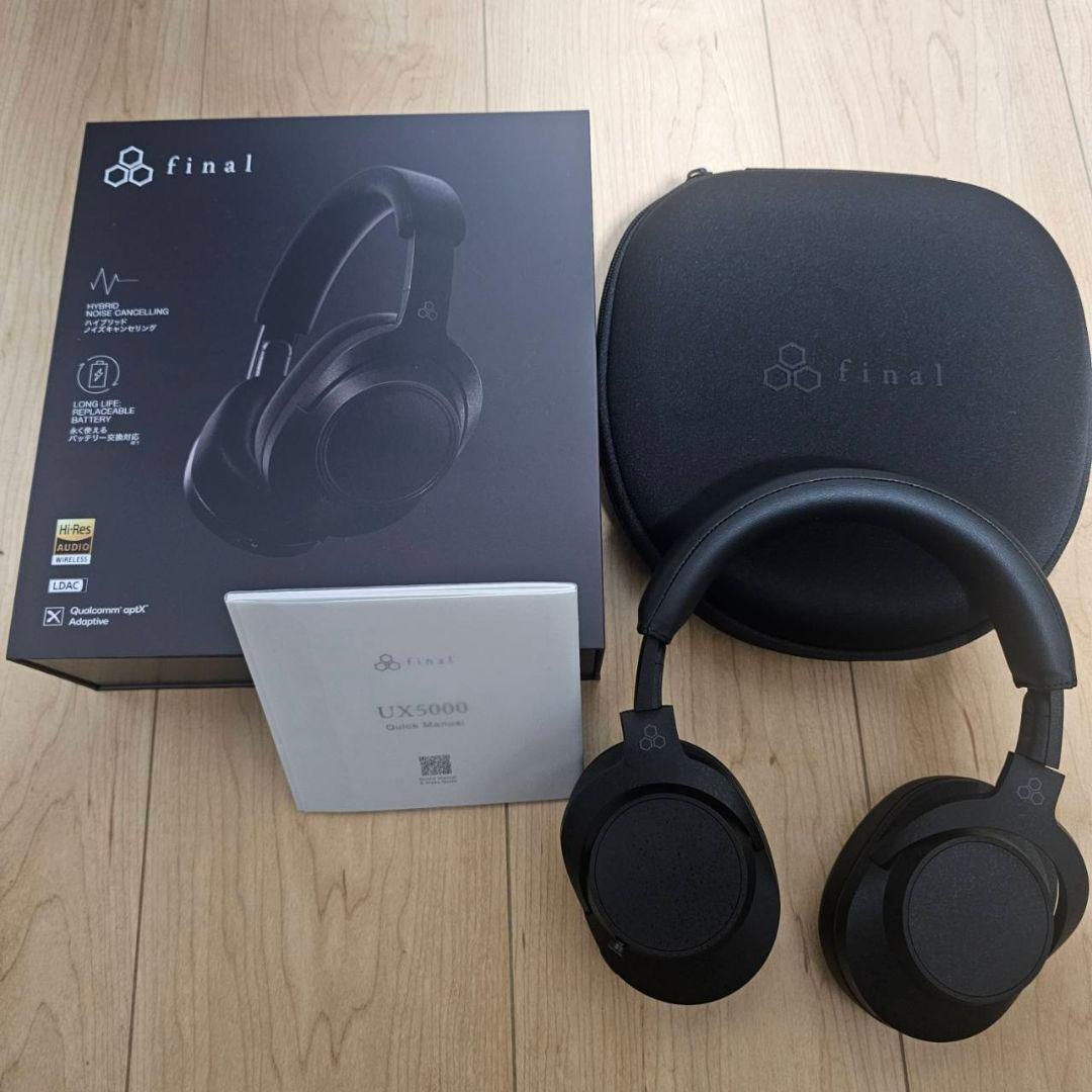 final UX5000 ワイヤレスヘッドホン 中古美品