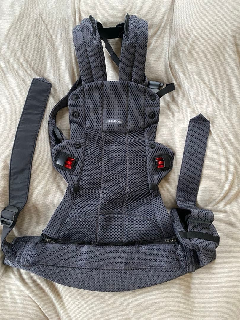 BABYBJÖRN ハーモニー抱っこ紐 ダークグレー メッシュ