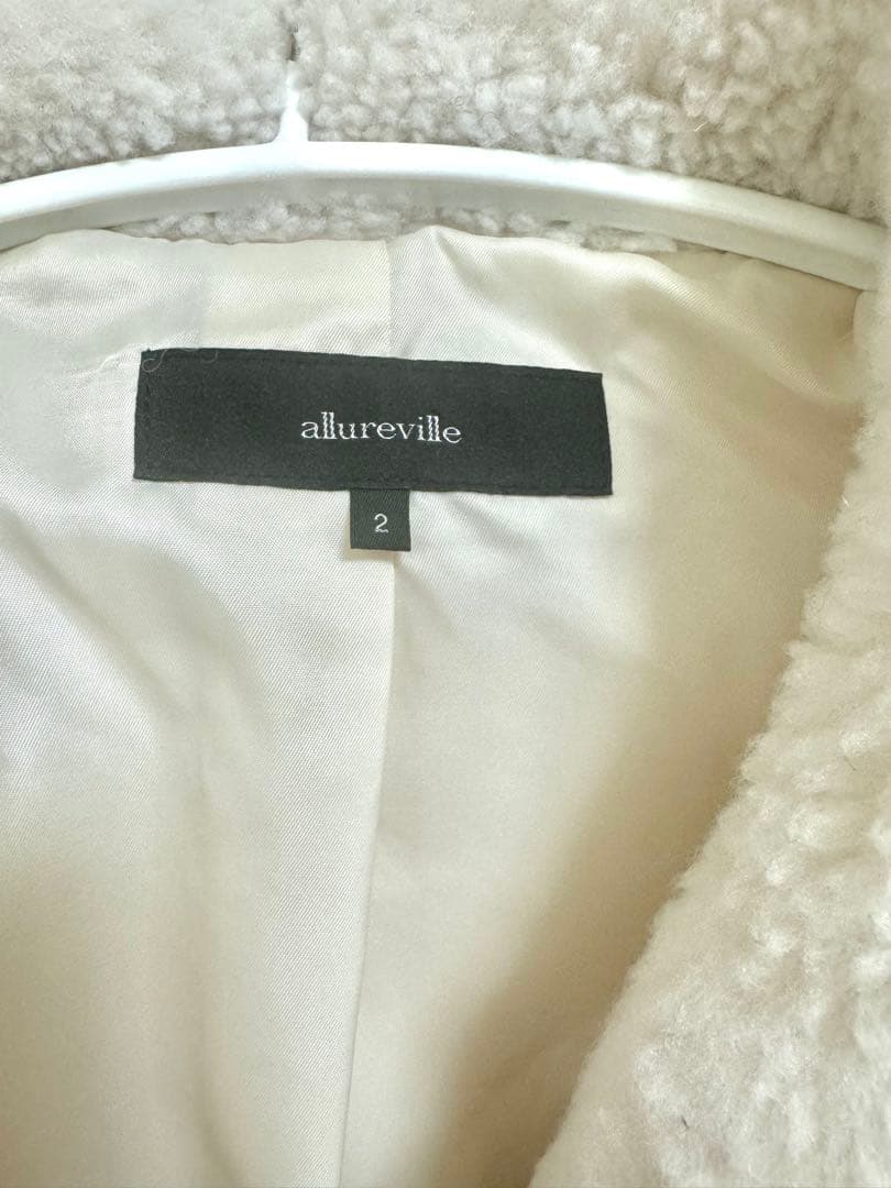 ♡allureville ボアコート♡オフホワイト