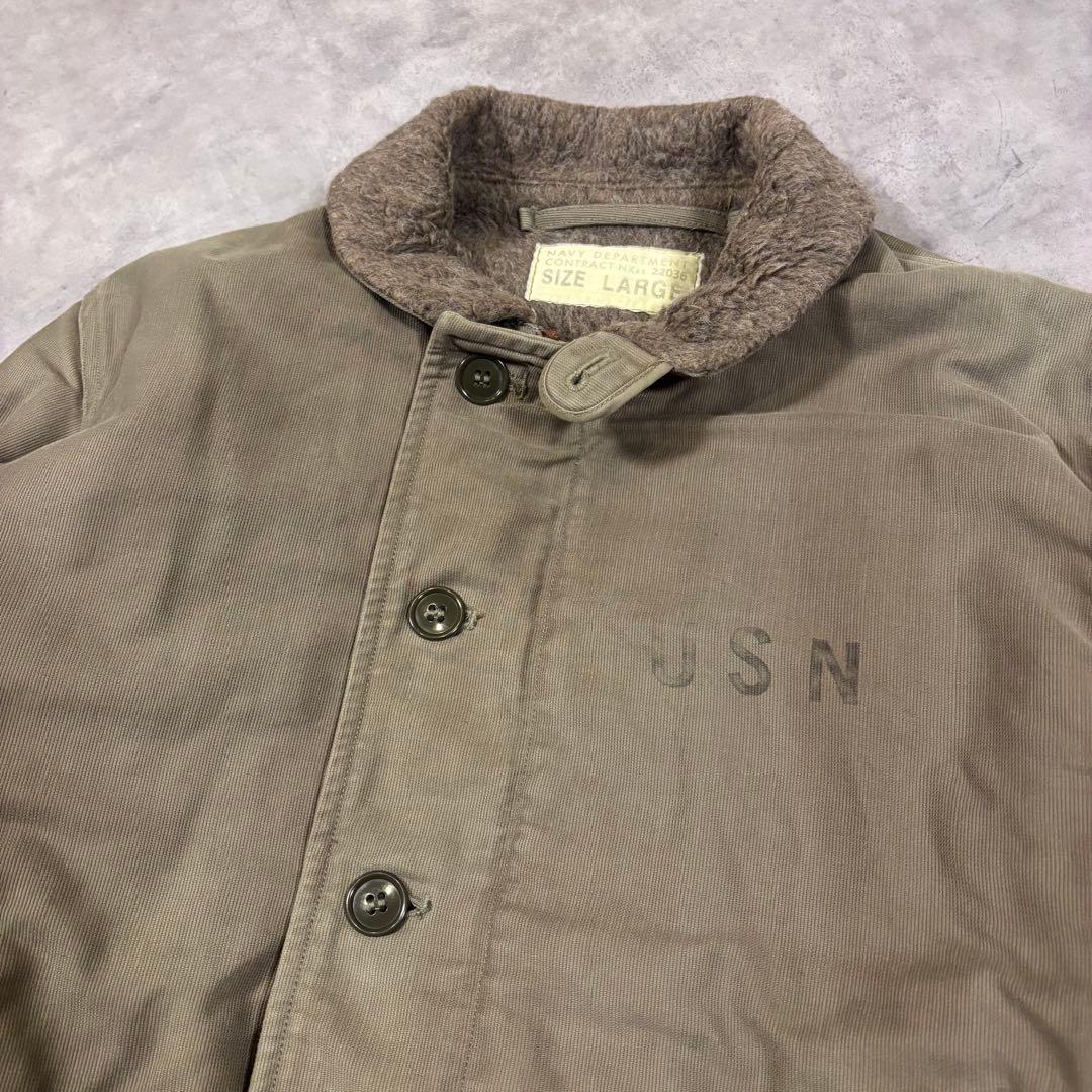 バズリクソンズ N-1 デッキジャケット L M13795 USN NAVY