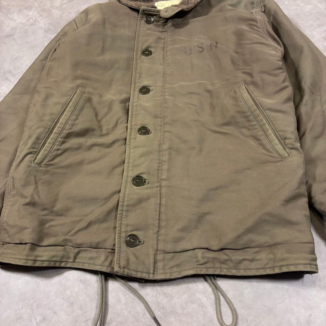 バズリクソンズ N-1 デッキジャケット L M13795 USN NAVY