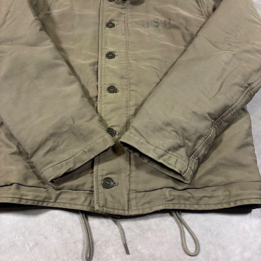 バズリクソンズ N-1 デッキジャケット L M13795 USN NAVY