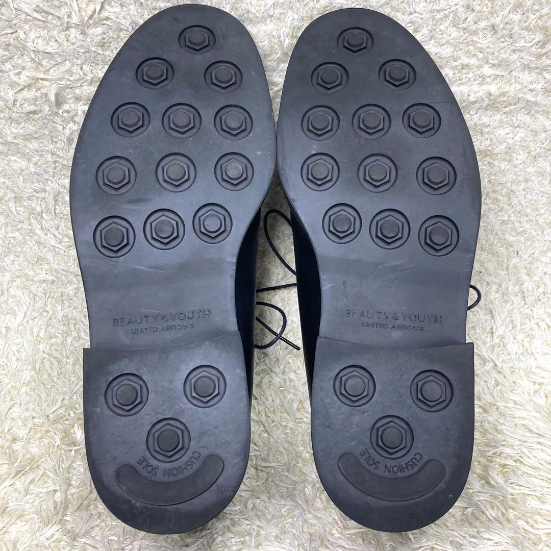 『未使用級』フレンチカーフ ビューティー&ユース レースアップシューズ　革靴