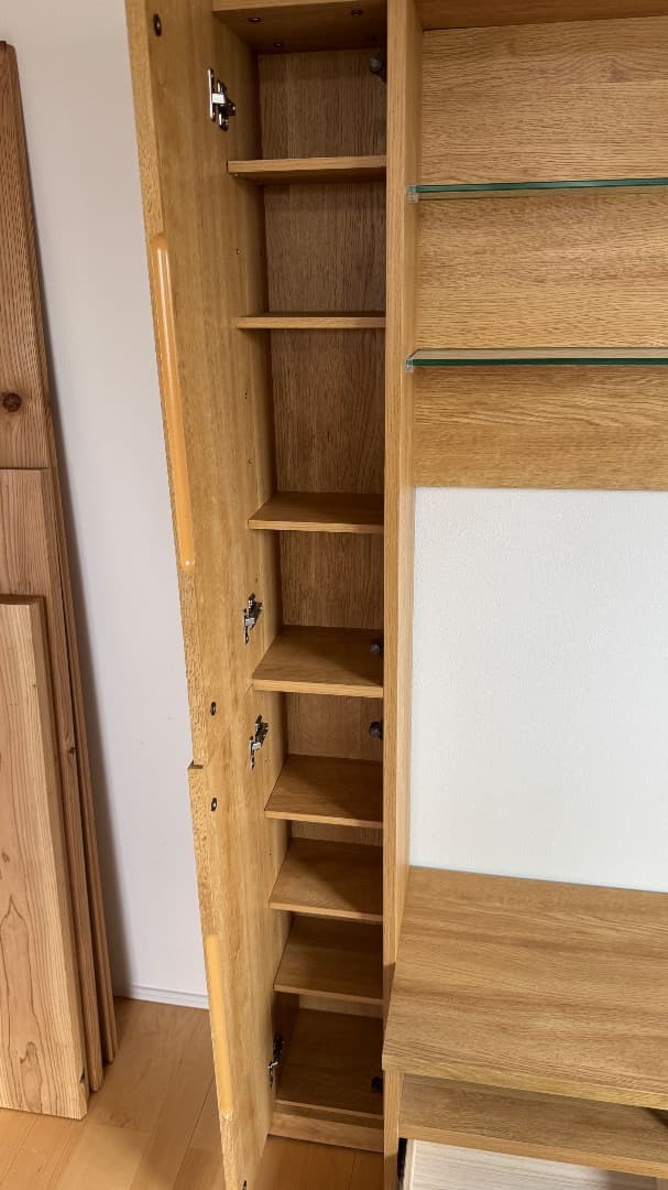 テレビ台 テレビボード 幅190cm 高さ180cm ハイタイプ 北欧