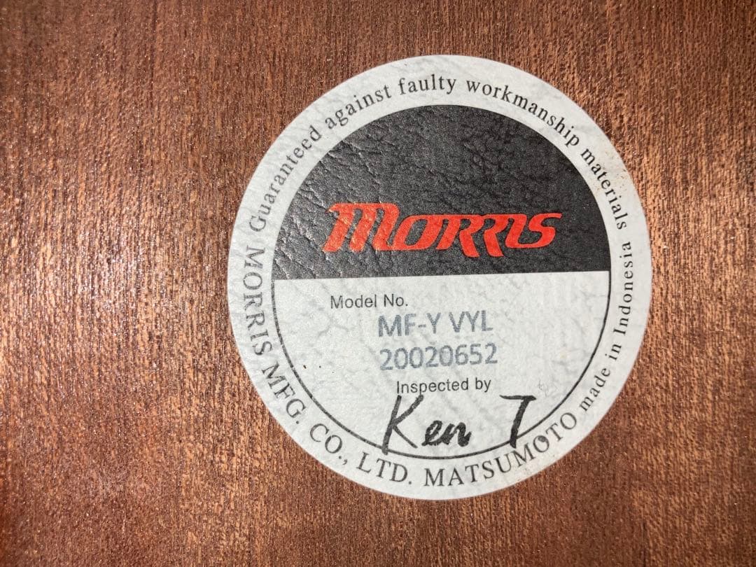Morris MF-Y VYL モーリスギターエレアコ仕様