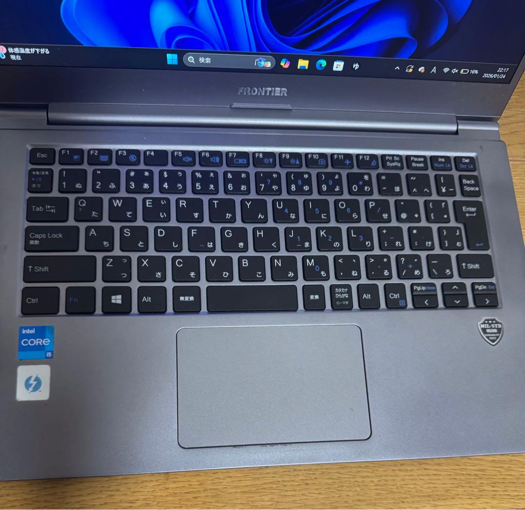 ゲーミングノートPC i5 第11世代 動作確認済み win11認証済み