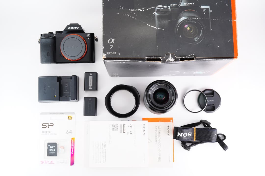 S810枚 未使用級 SONY ミラーレス α7 ILCE-7K 64G SD付