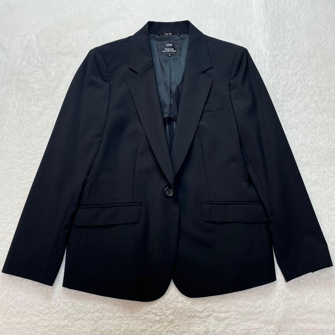 23区　ニジュウサンク　セットアップ　ジャケット　スカート　スーツ　大きいサイズ