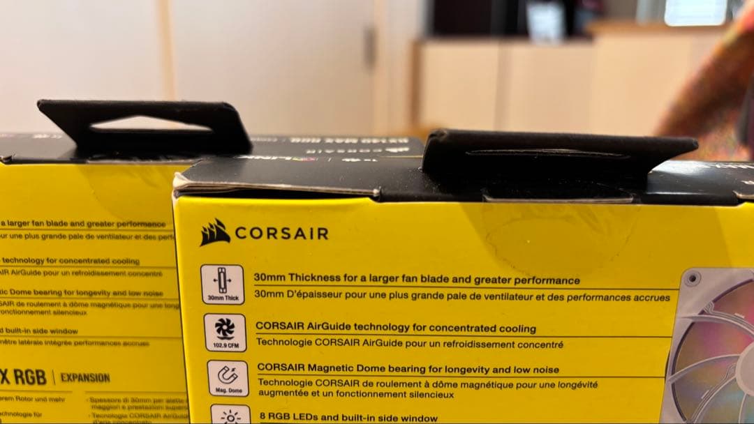 【新品未開封】2個セット CORSAIR RX140 MAX RGBファン