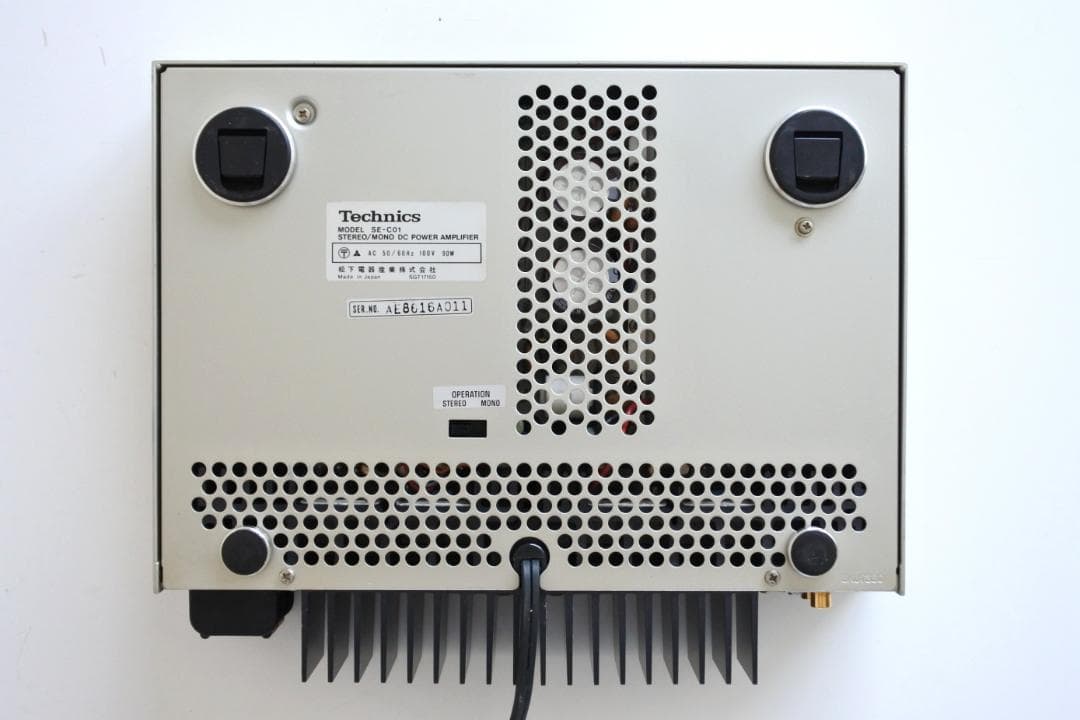 ■Technics SE-C01 パワーアンプ　正常動作品■