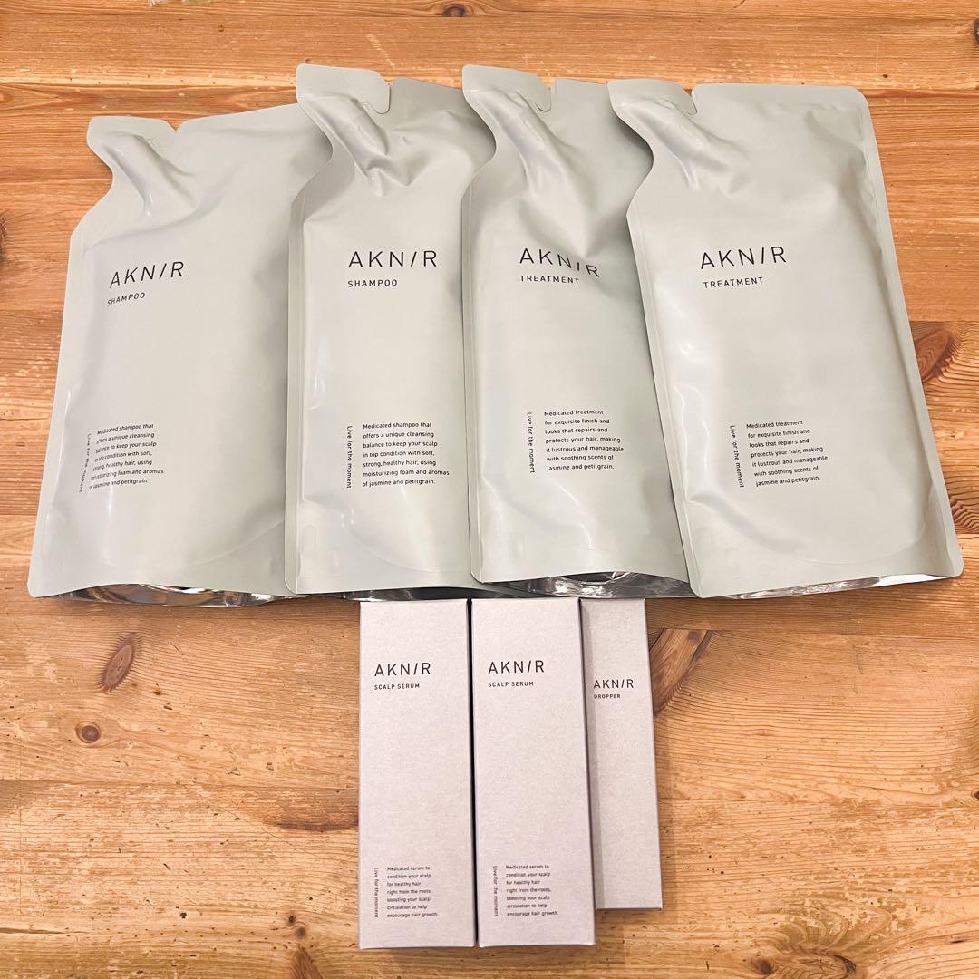 新品未開封 アクニー シャンプー トリートメント スカルプセラム ドロッパー