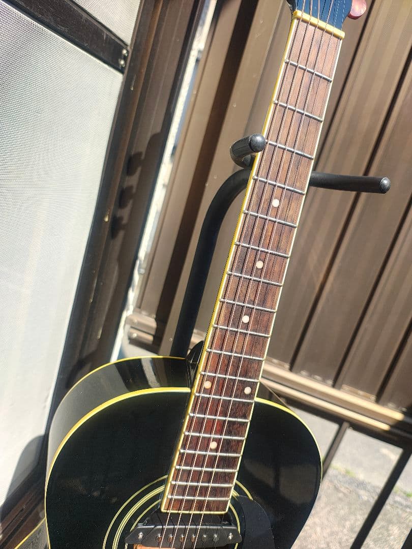 超美品 ニューヨーカー S.yairi YM-17/BK PU付エレアコ REN