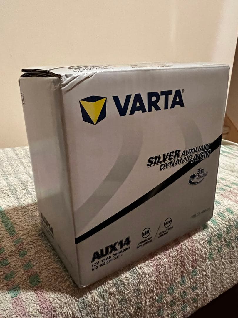 VARTA サブバッテリー 513106020G412 AGM AUX14