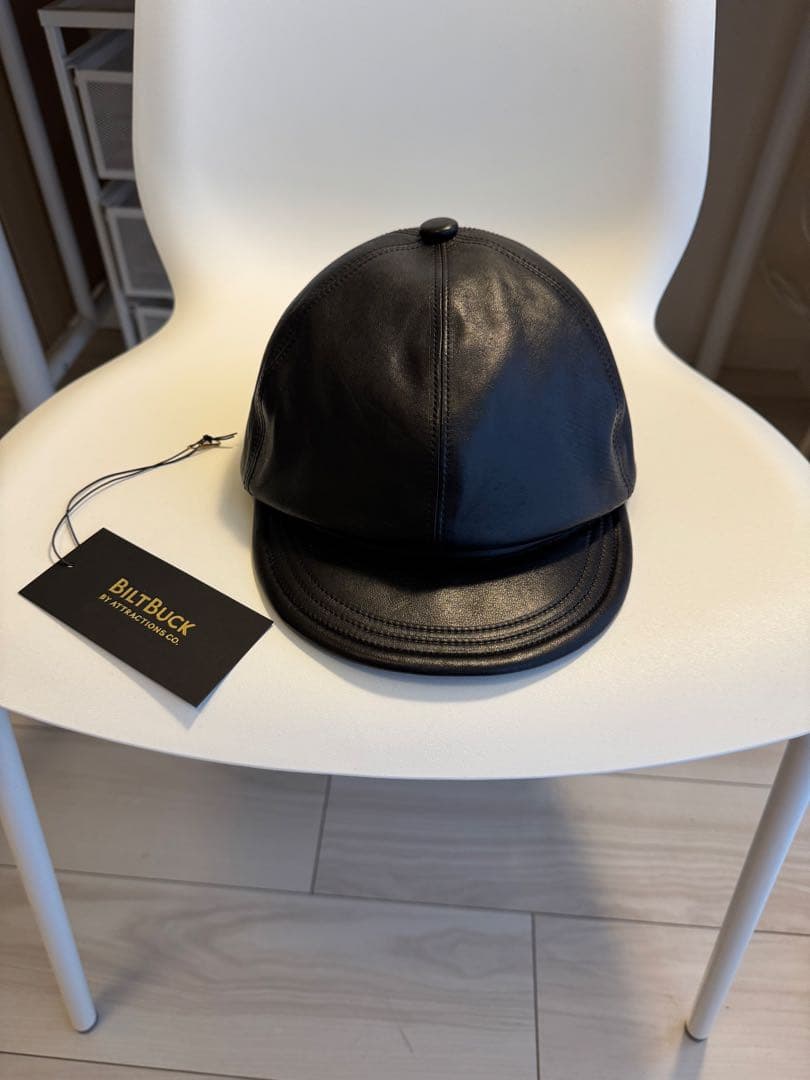 未使用Attractions BILTBUCK Lot.737 レザー帽子 L