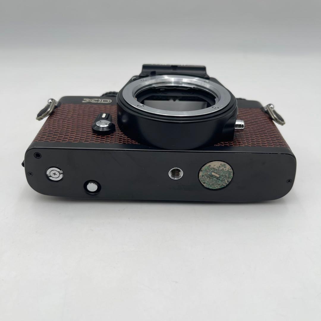 ★希少★ミノルタ Minolta XD フィルムカメラ トカゲ革 こげ茶