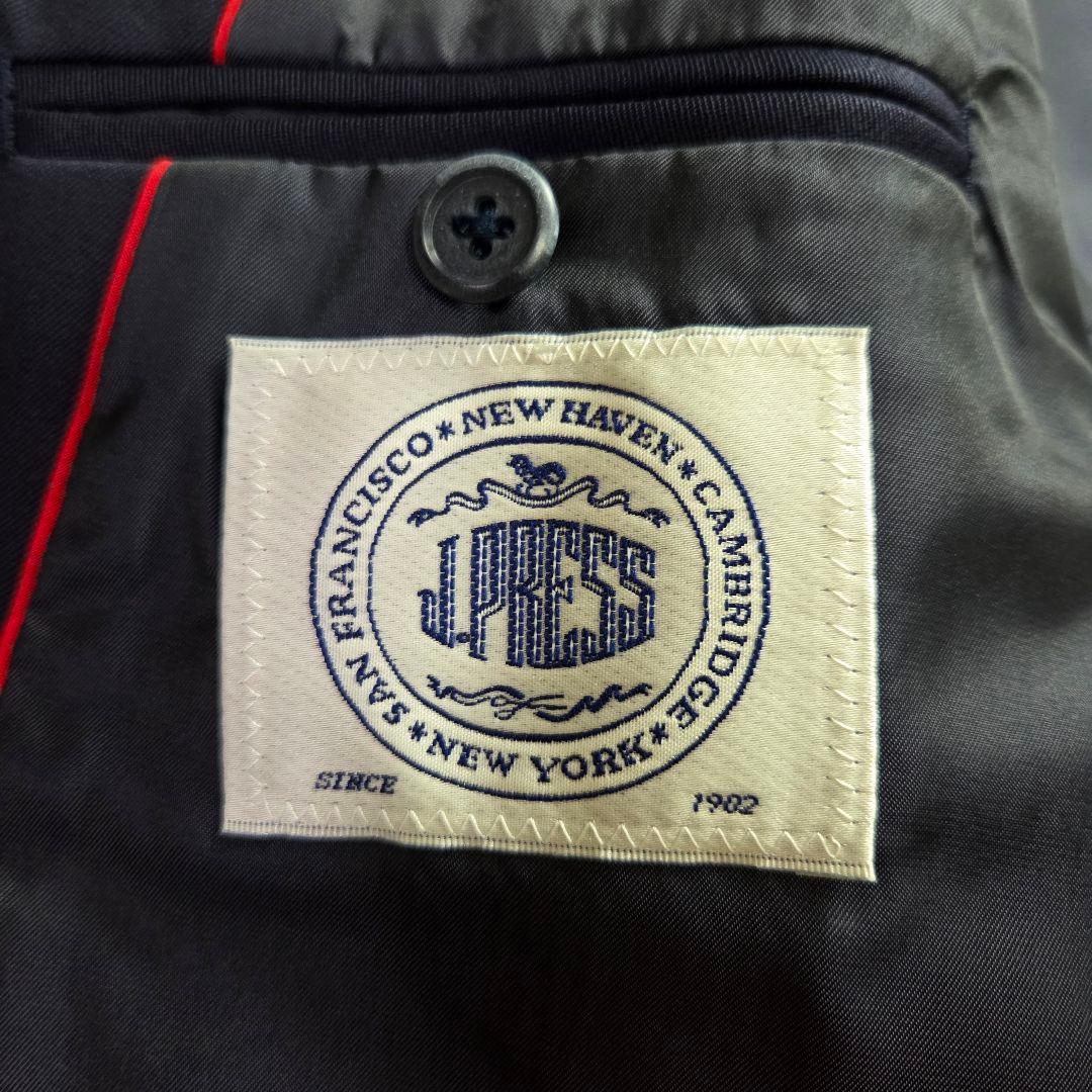 極美品 ジェイプレス ダブル 紺ブレ サイズ11 L 金ボタン 濃紺