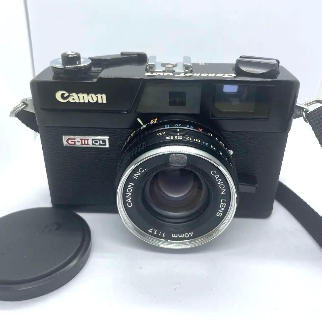 【美品ジャンク】Canon Canonet QL17 G-III ブラック