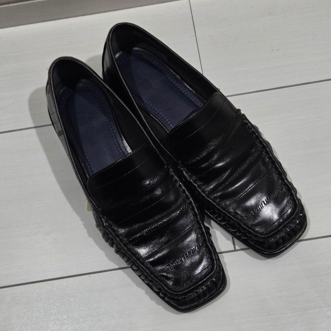 TODAYFUL　Squaretoe Gather Loafers　36