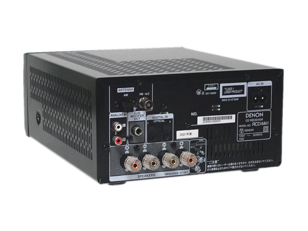 DENON デノン RCD-M41 CDレシーバー ブラック 2021年 動作品