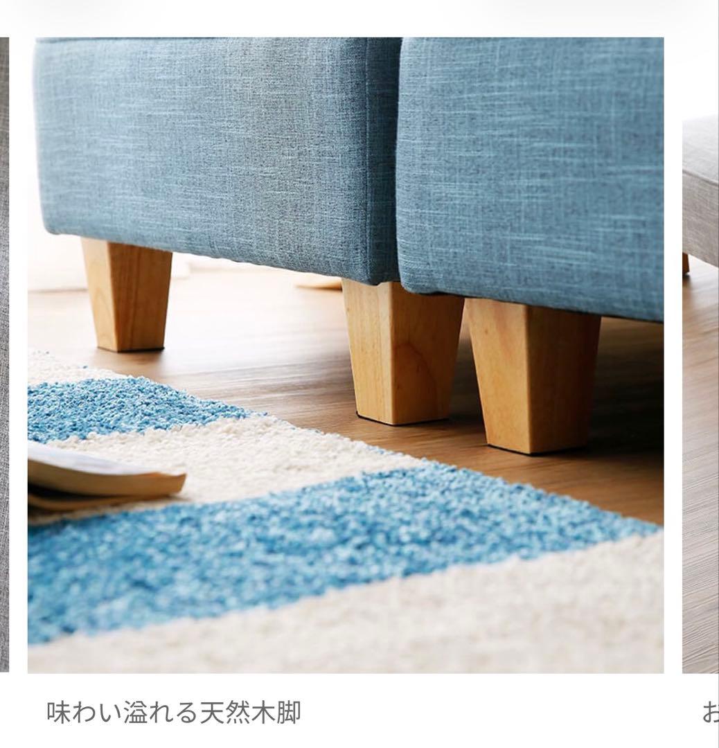 LOWYAカウチソファベッド コンパクト 2人掛けチャコールグレー