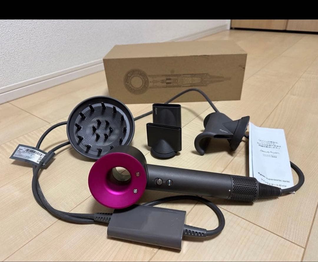 Dyson ヘアドライヤー HD08 ULF BBN ENT ブラック/ピンク