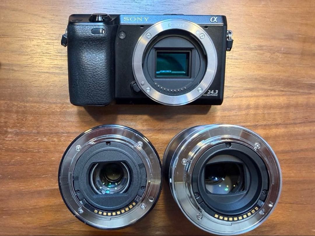 ミラーレンズカメラ SONY NEX-7 レンズ2個付