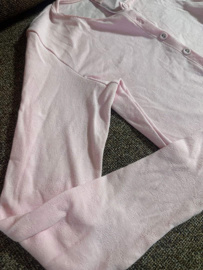 ピンク 長袖カーディガン セットアップ　skims