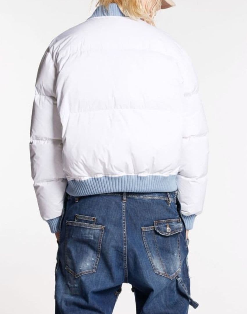 2023AW DSQUARED2 MA-1 ホワイトダウンジャケット