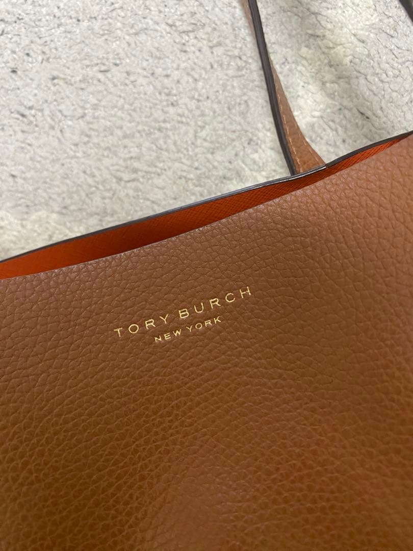 【美品】TORY BURCH ブラウントートバッグ
