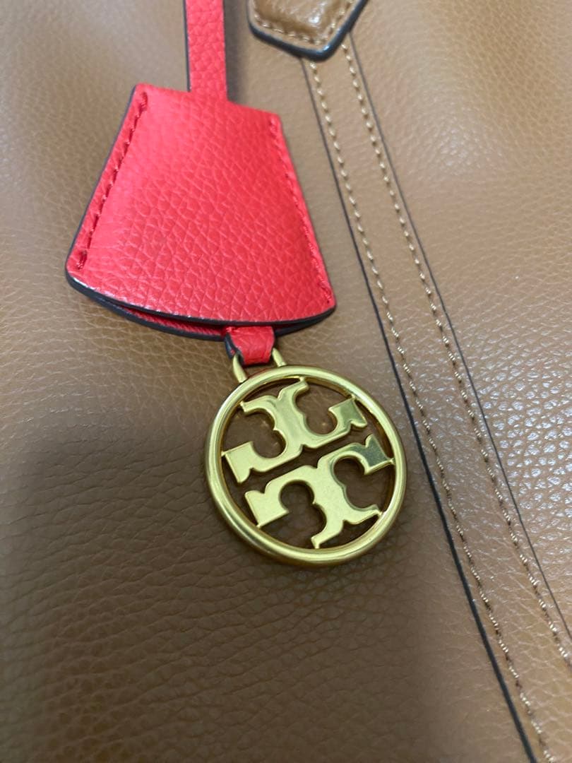 【美品】TORY BURCH ブラウントートバッグ