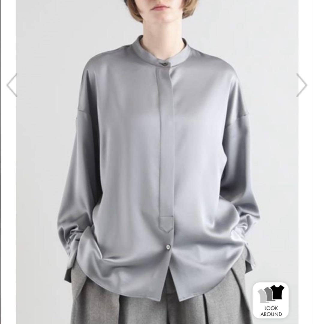 SACRA サクラ　トリアセサテンブラウス