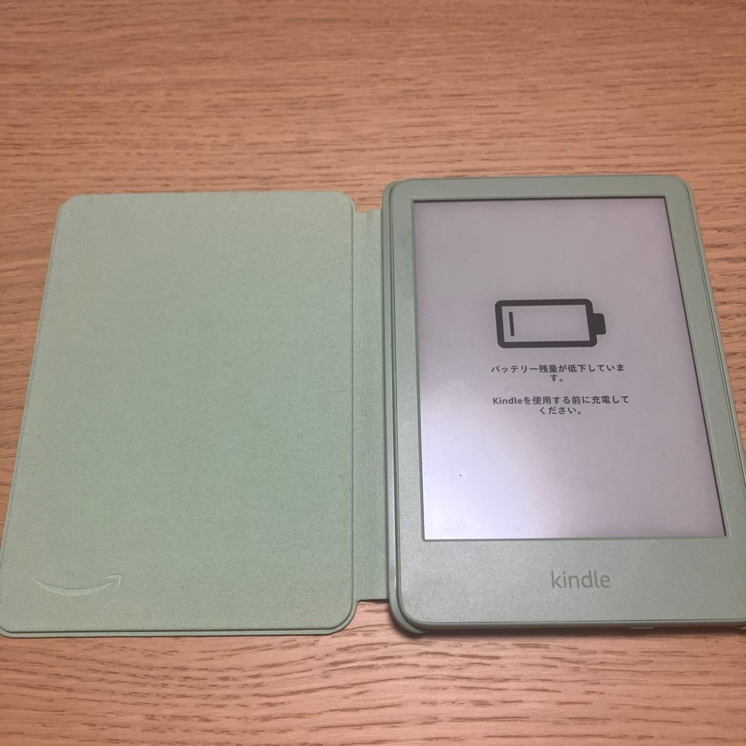 Kindle（2024年発売）-広告無し最新モデル、正規カバー、保護フィルム付き