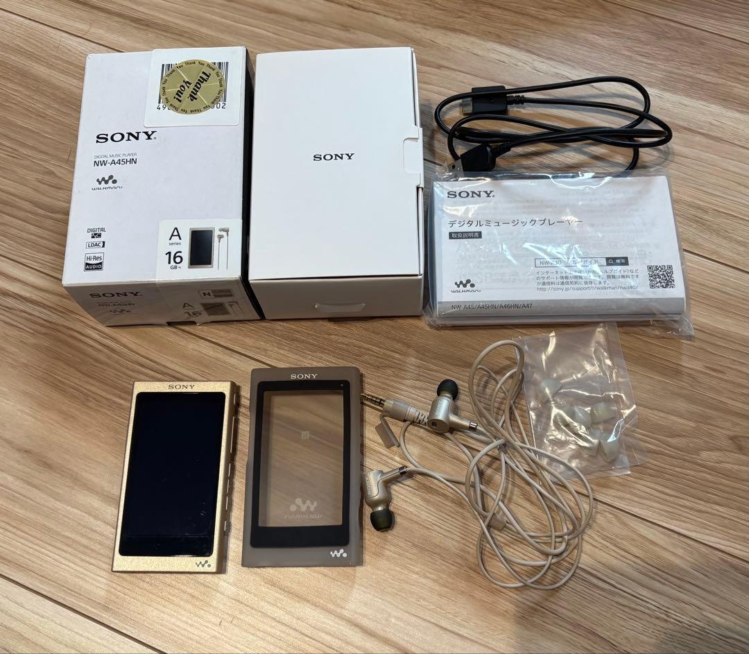 【大幅値下げ中】SONY NW-A45HN ウォークマン　ペールゴールド16GB