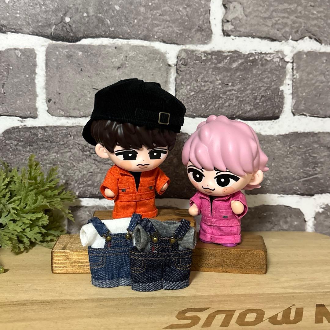 スノちる　ソフビサイズ　オーバーオール　他