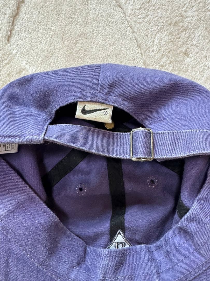 90s NIKE ACG キャップ　フェード　茄子紺　紫