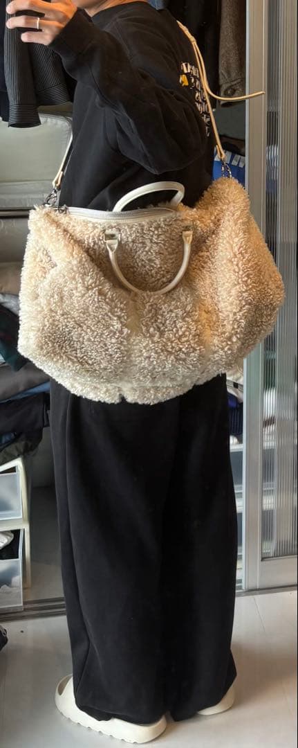 あ*お様 bio wear ボストンバック　white