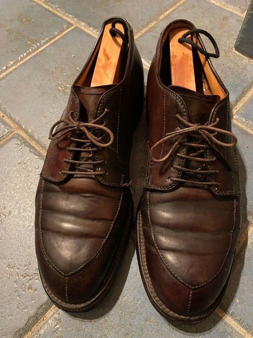 激レア‼️オールデンコードヴァンバーガンディ ドレスシューズ9a/c