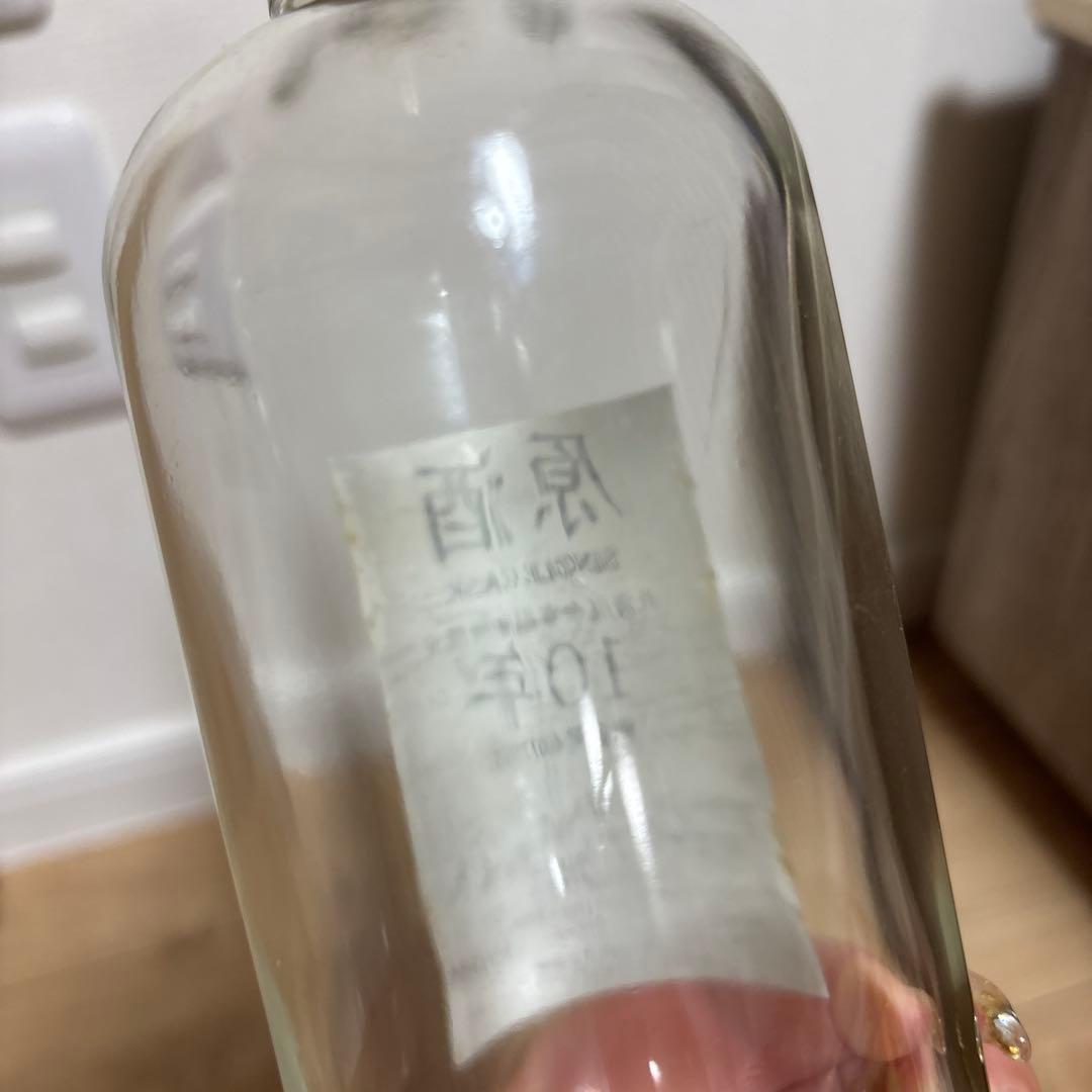 空瓶　中身なし　原酒 SINGLE CASK 10年 500ml 61%