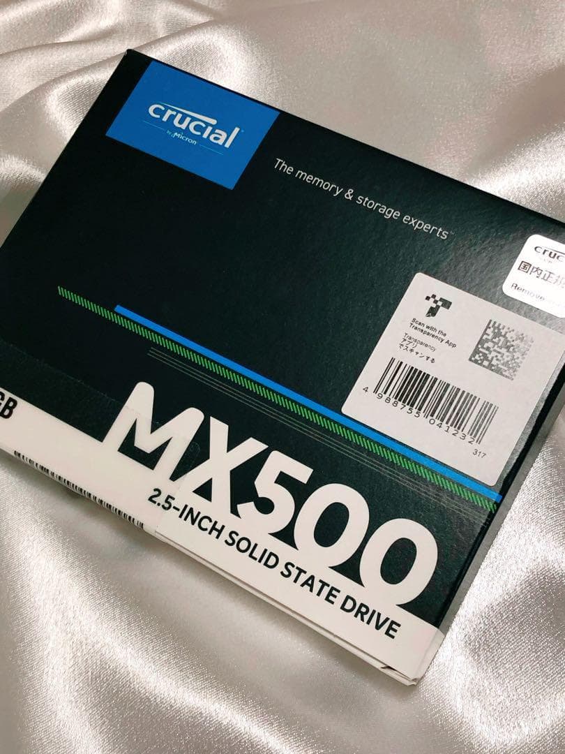 【新品未開封】crucial MX500 CT500MX500SSD1/JP