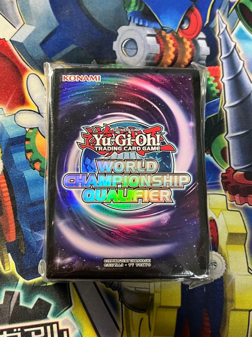 未開封 遊戯王 WCQ 2018 紫 スリーブ