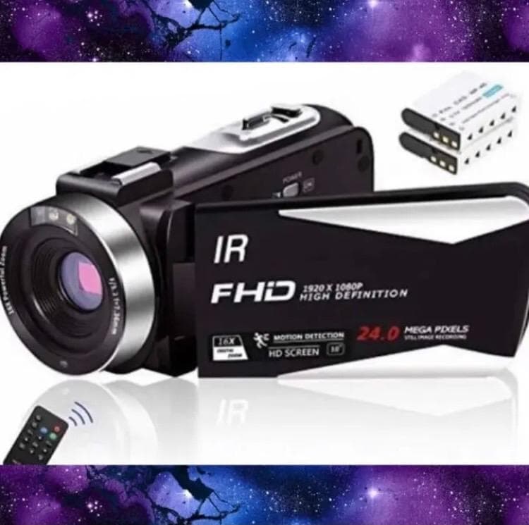 暗闇でも鮮明かつ美しい撮影OK❣Webカメラに早替わり♪❤高性能☆ビデオカメラ