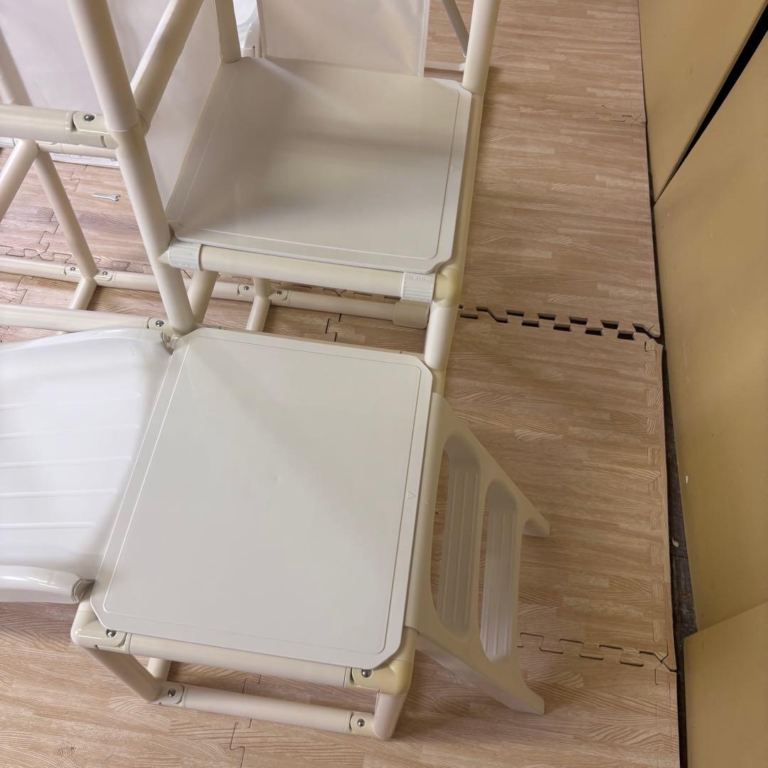 ☆除菌清掃済☆　野中製作所　プレミアムおりたたみロングスロープキッズパーク　白