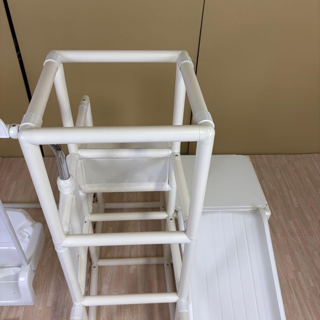 ☆除菌清掃済☆　野中製作所　プレミアムおりたたみロングスロープキッズパーク　白