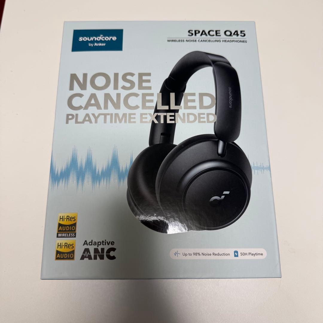 soundcore spaceQ45ワイヤレスヘッドホン ケース付き