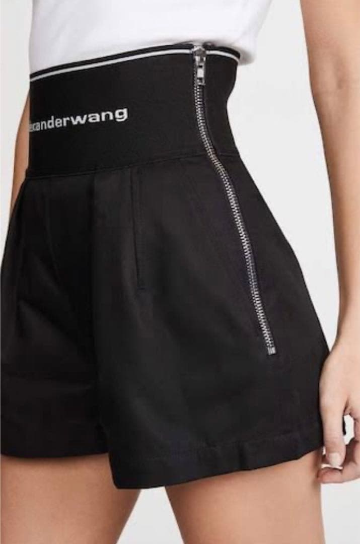 確実正規品 アレキサンダーワン ウエストロゴ ショートパンツ 2