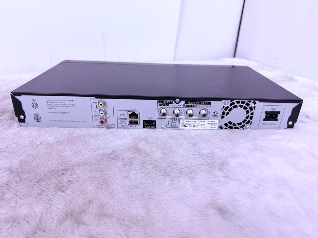 すぐ視聴♪SHARP BD-S580 Blu-rayレコーダー HDD500GB