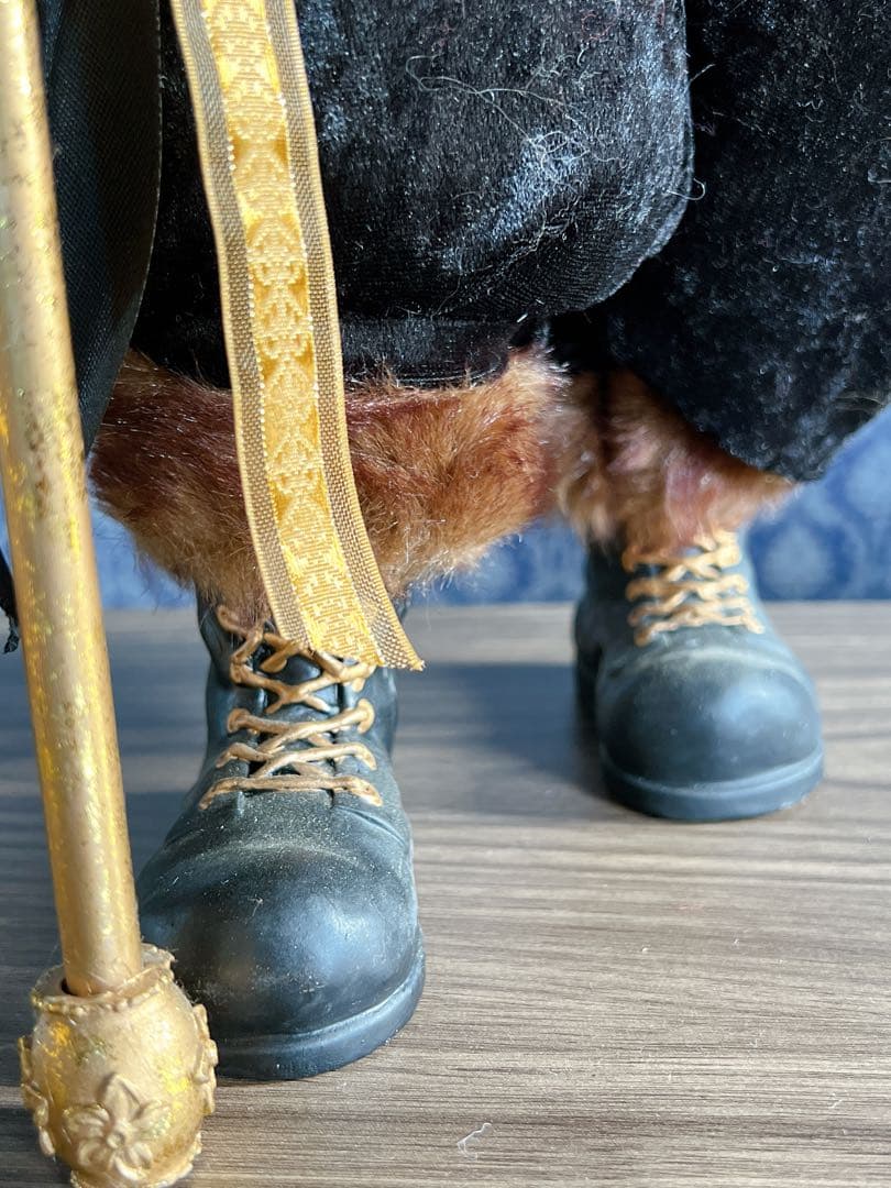 【期間限定値下げ】ブラック　サンタクロース　クリスマス　置物　人形